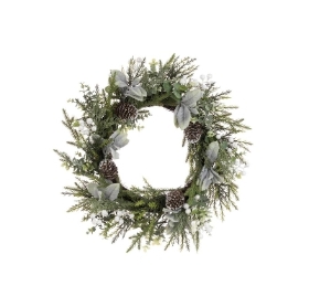 Snow Berry Cedar Wreath 60cm