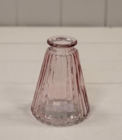Ribbed Lavender Bottle 10cm