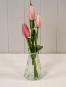 Ribbed Clear Bottle 10cm