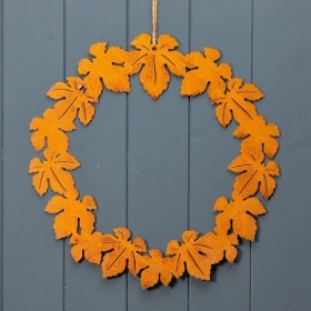 Autumn Metal Wreath Large 40cm