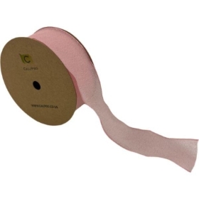 Dusty Rose Ruffled Ribbon 40mm