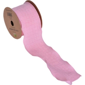 Petal Pink Ruffled Ribbon 40mm