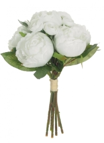 White Eternity Rose Bundle 32cm