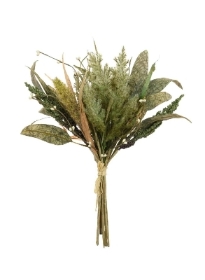Green Mixed Foliage Bundle 38cm