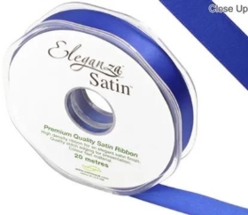 Royal Blue Satin Ribbon 15mm 