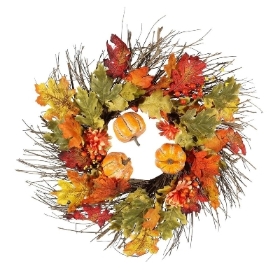 Rustic Autumn Wreath 50cm