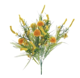 Yellow Autumn Wildflower Bush 50cm