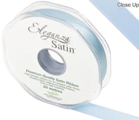 Light Blue Satin Ribbon 15mm 