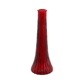 Red Ashley Bud Vase 21cm