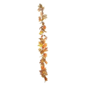 Autumn Brown Maple Garland 170cm