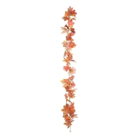 Autumn Pink Maple Garland 170cm