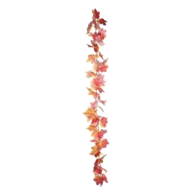 Autumn Red Maple Garland 170cm