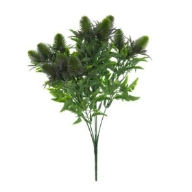 Blue Mini Thistle Bush 36cm