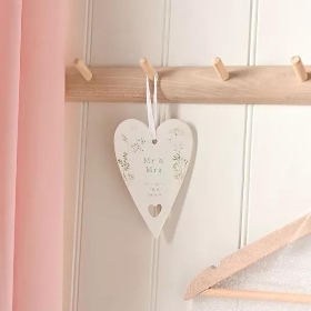 Love Story Mr & Mrs Heart 13cm