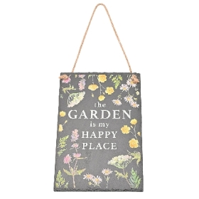 Happy Place Garden Slate 30cm