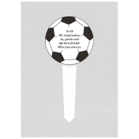 Dad Football Stake 24cm