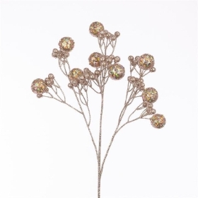 Champagne Glitterball Spray 66cm