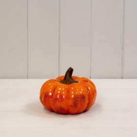 Orange Medium Vintage Pumpkin 8cm