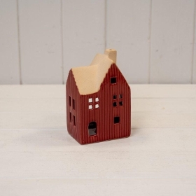 Red House Tealight Holder 13cm