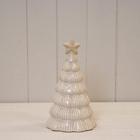 Large Ceramic Tree & Star 20cm