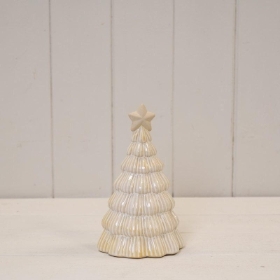 Medium Ceramic Tree & Star 17cm