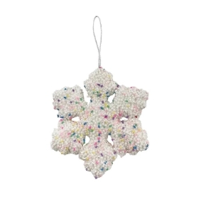 White Candy Snowflake 15cm