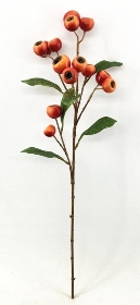 Orange Berry Spray 63cm