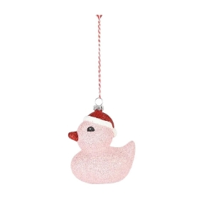 Pink Hanging Duck 10.5cm