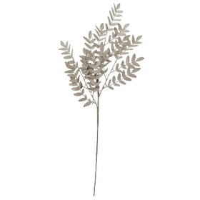 Brown Cosy Leaf Spray 60cm