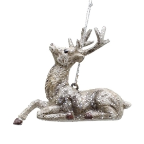 Sitting Hanging Reindeer 9cm