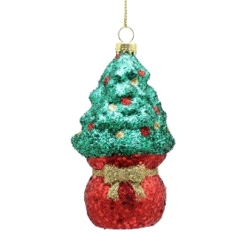 Sparkly Christmas Tree 10cm