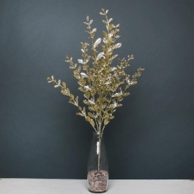 Gold Boxwood Spray 50cm