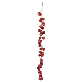Red Bauble Garland 180cm