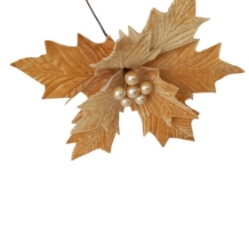 Gold Poinsettia 45cm