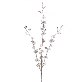 Silver Mini Flower Spray 97cm