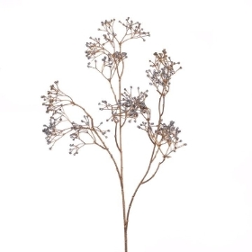 Silver Metallic Gyp 84cm