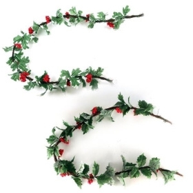 Holly & Berry Garland 120cm