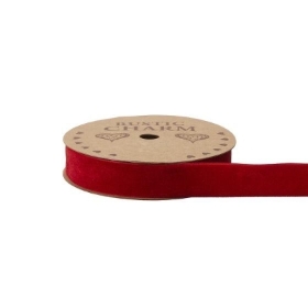 Red Velvet Ribbon 25mm