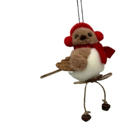 Xmas Bird Hanger 21cm