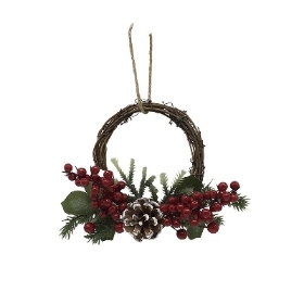 Berry & Cone Wreath 15cm
