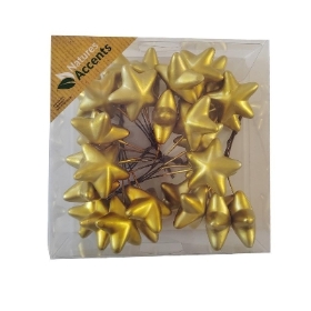Gold Stars Box 4cm