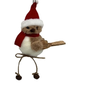 Xmas Bird Hanger 21cm