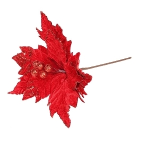 Red Velvet Poinsettia 40cm