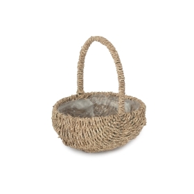 Oval Seagrass Basket 27cm