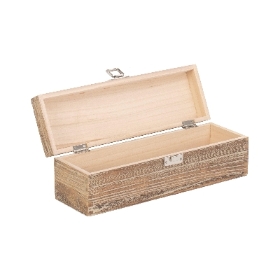 Single Bottle Wooden Box 11cm