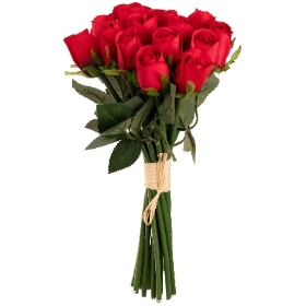 Red Rosebud Bundle 30cm