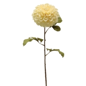Ivory-Cream Dahlia 74cm