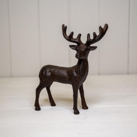 Cast Iron Stag 20cm