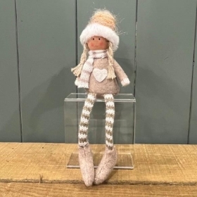 Fabric Doll Dangly Legs 20cm