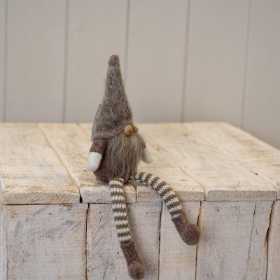 Sitting Beige Wool Gonk 20cm